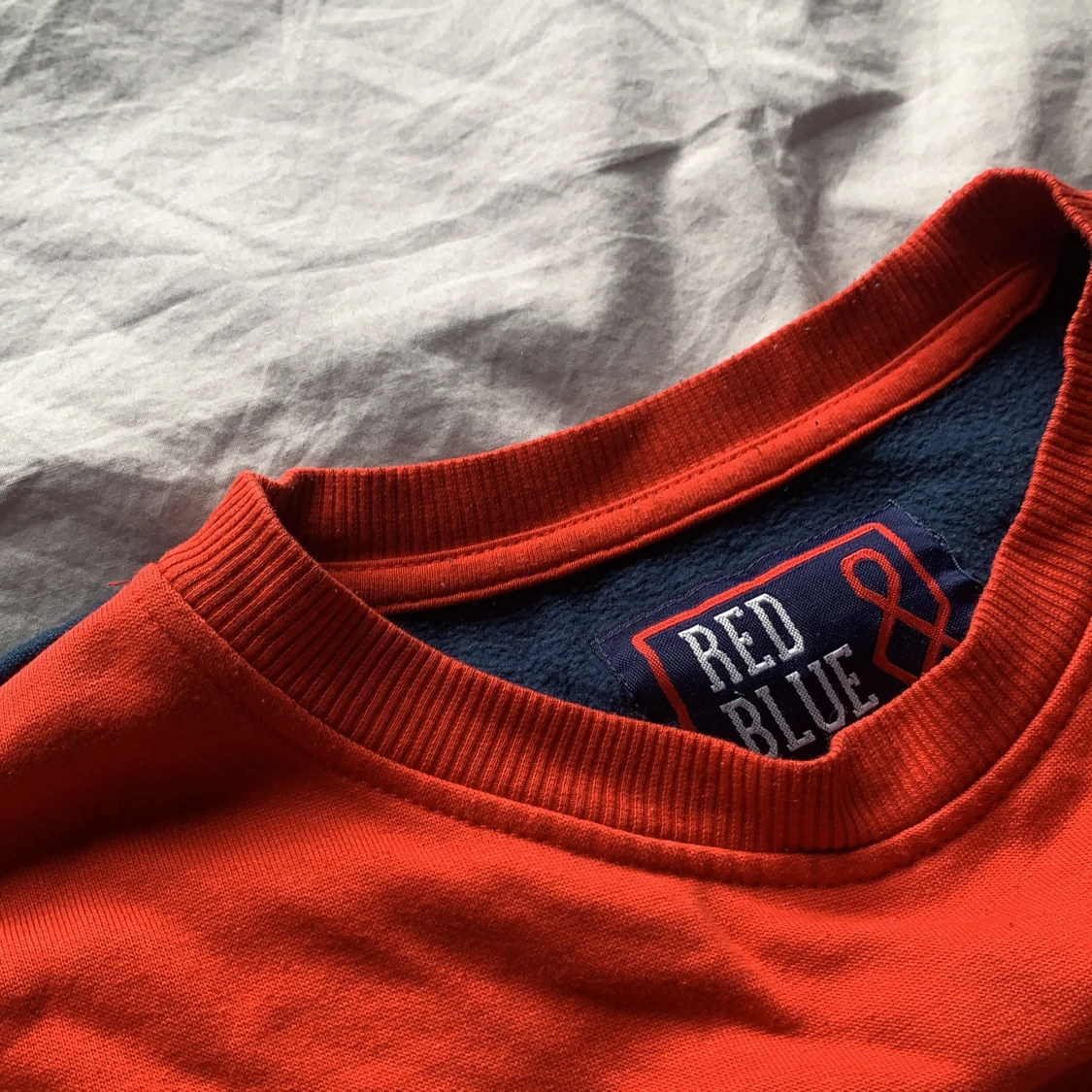 Tröja red&blue