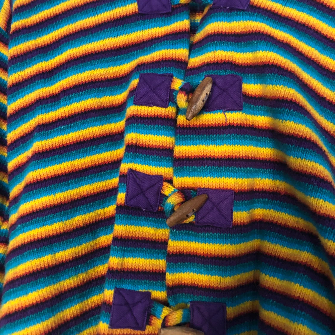 Färglad hippiekofta - 90