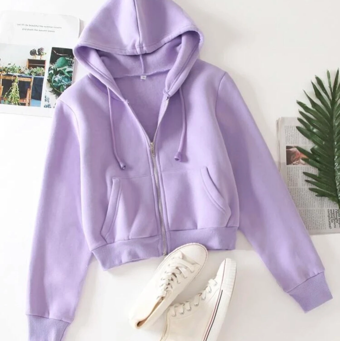 Lila tröja i storlek m