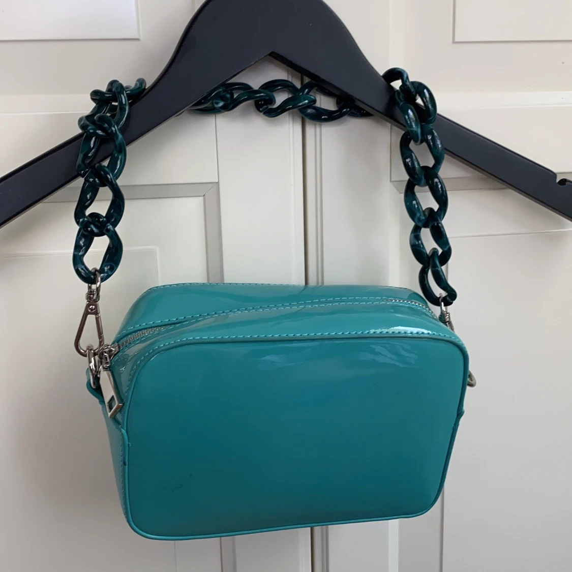 Blå axelväska - 90