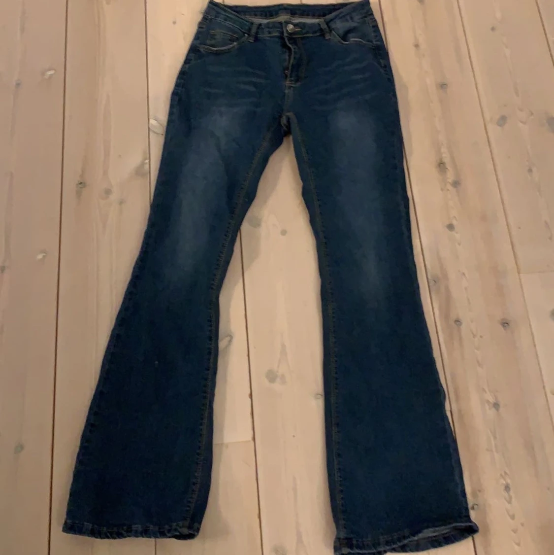 Blåa jeans