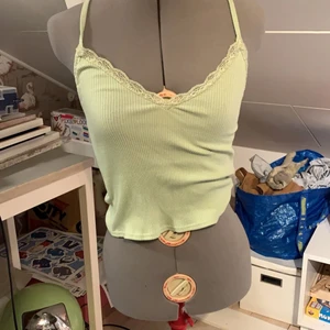 Pastel grönt linne - Pastel grönt linne