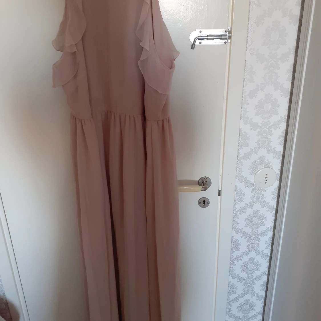 Rosa chifong klänning  - 90