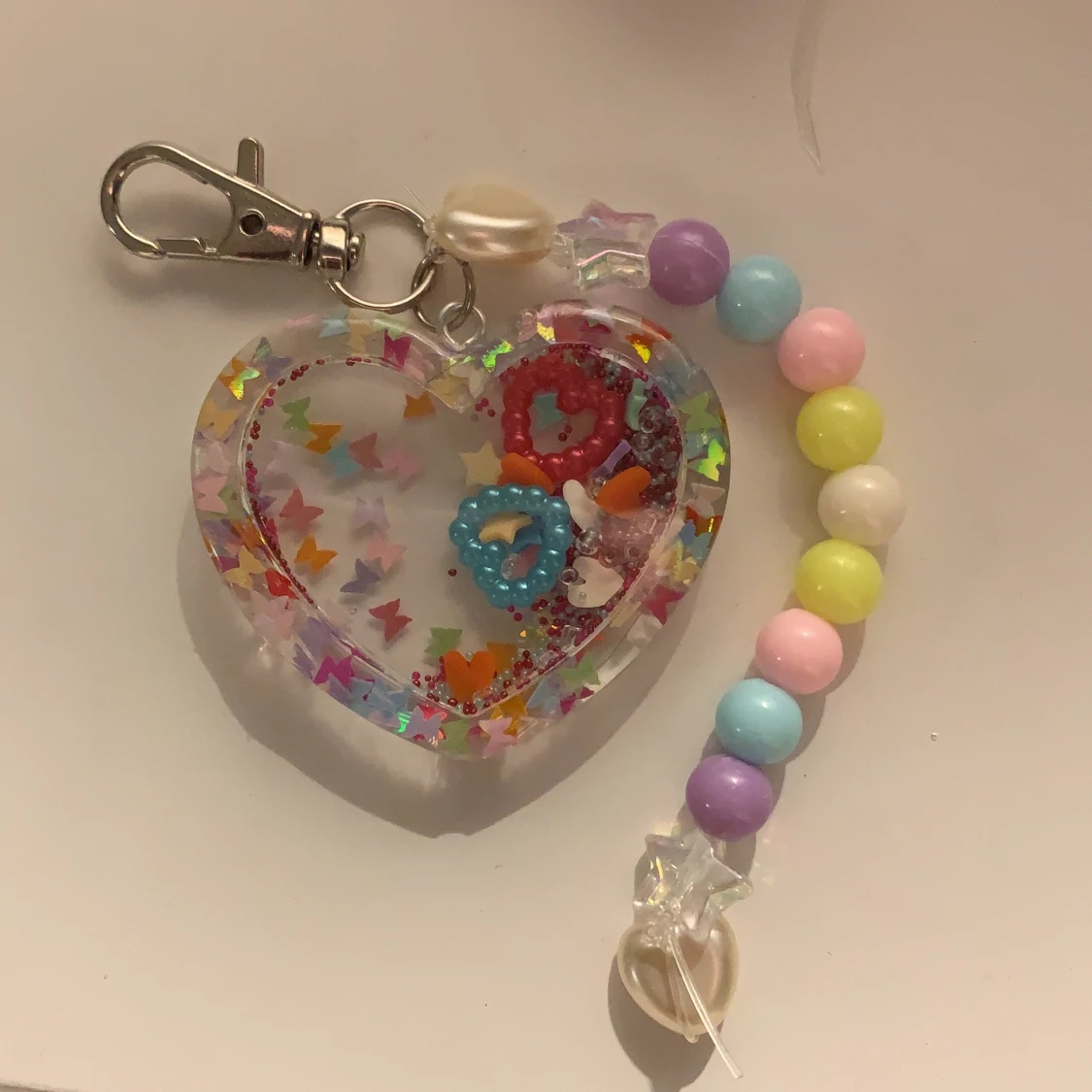 färgglad nyckelring