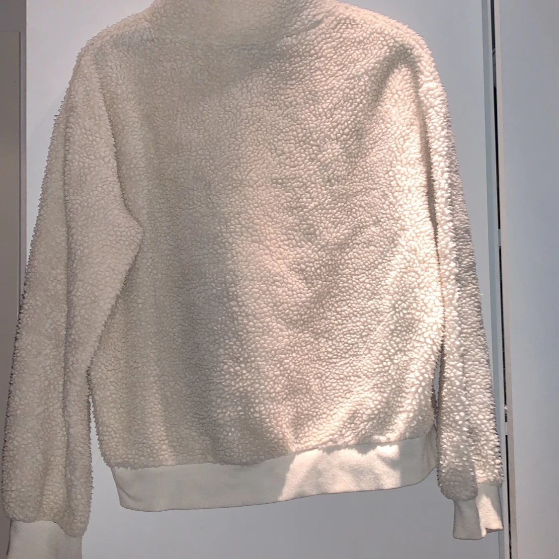 Vit jättefin oversized i strl S💕💕 - 90