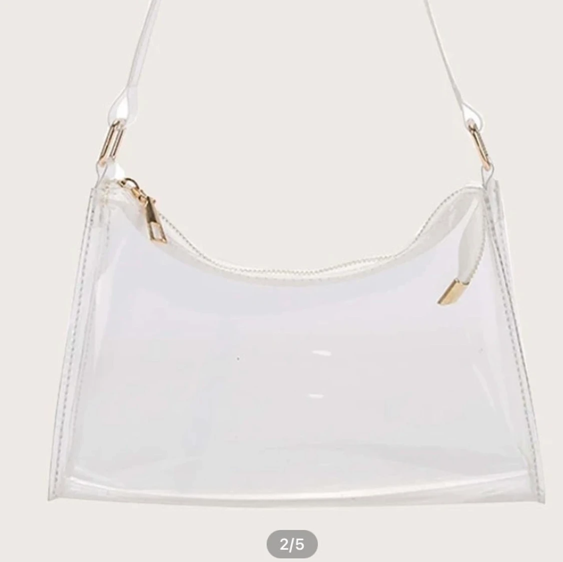 genomskinlig väska  - 90