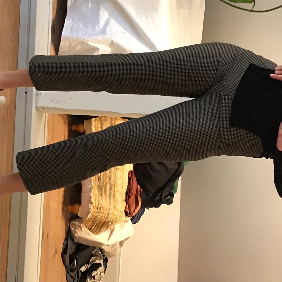 Rutiga kostymbyxor  - 90