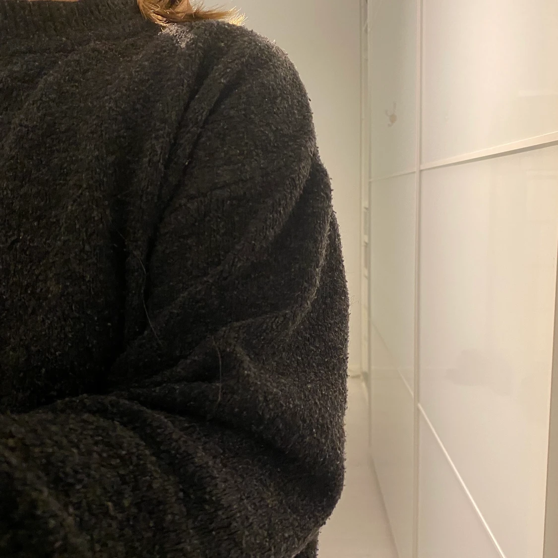 Svart stickad tröja - 91