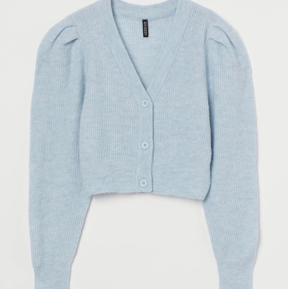 Blå kofta med puffärmar🤍🤍