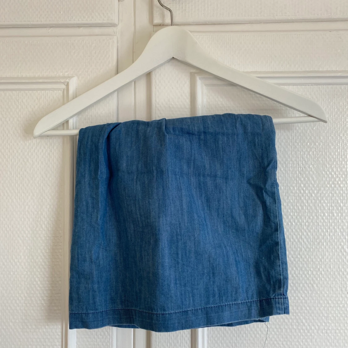 Blå jeans kjol  - 90