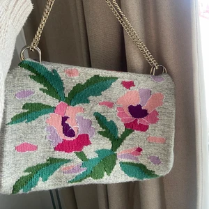 Väska - Jättesöt stickad väska