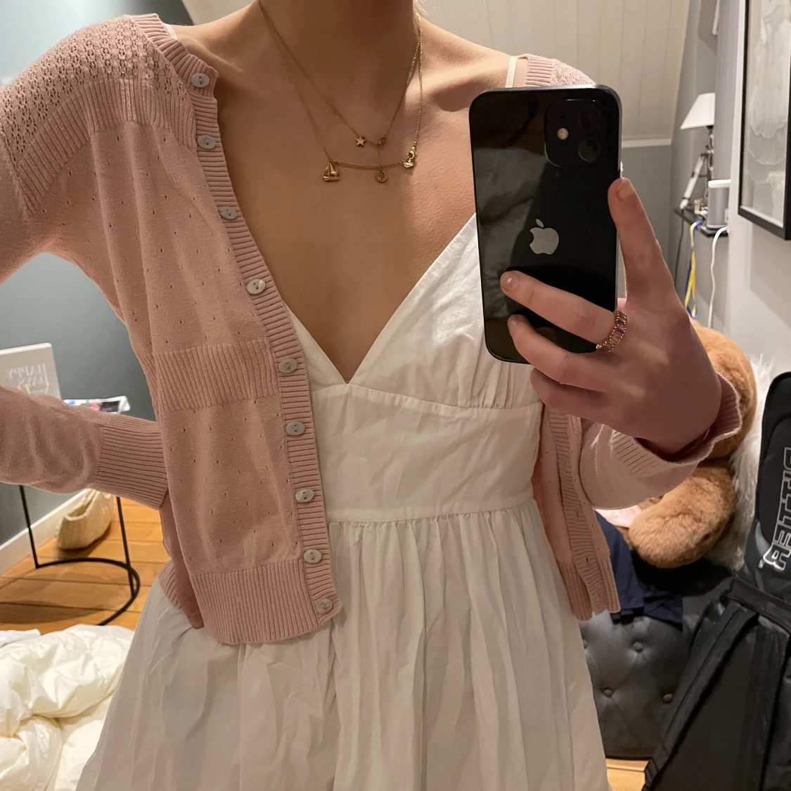 Söt virkad kofta - 90