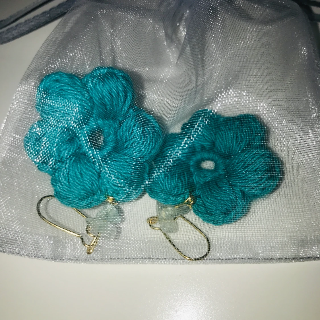 Virkade handgjorda örhängen, No.13 ! - 91