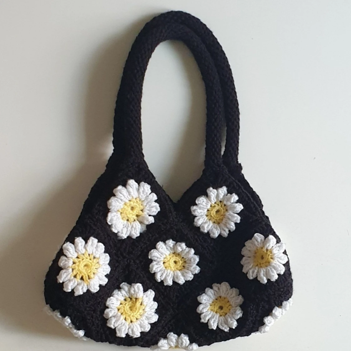 Puff Daisy crochet bag - 90