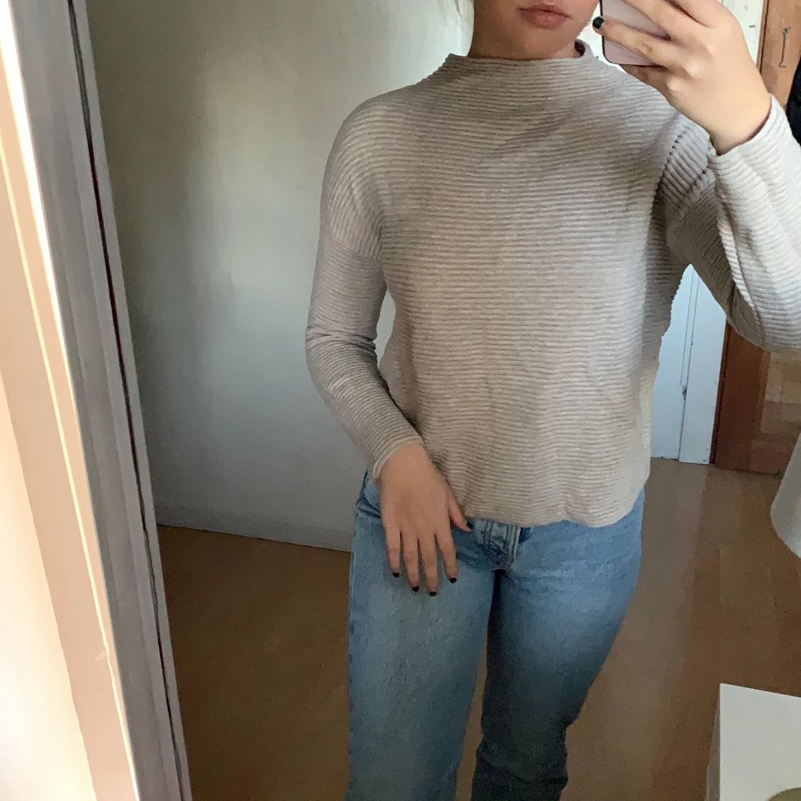 Beige tröja storlek xs - 90