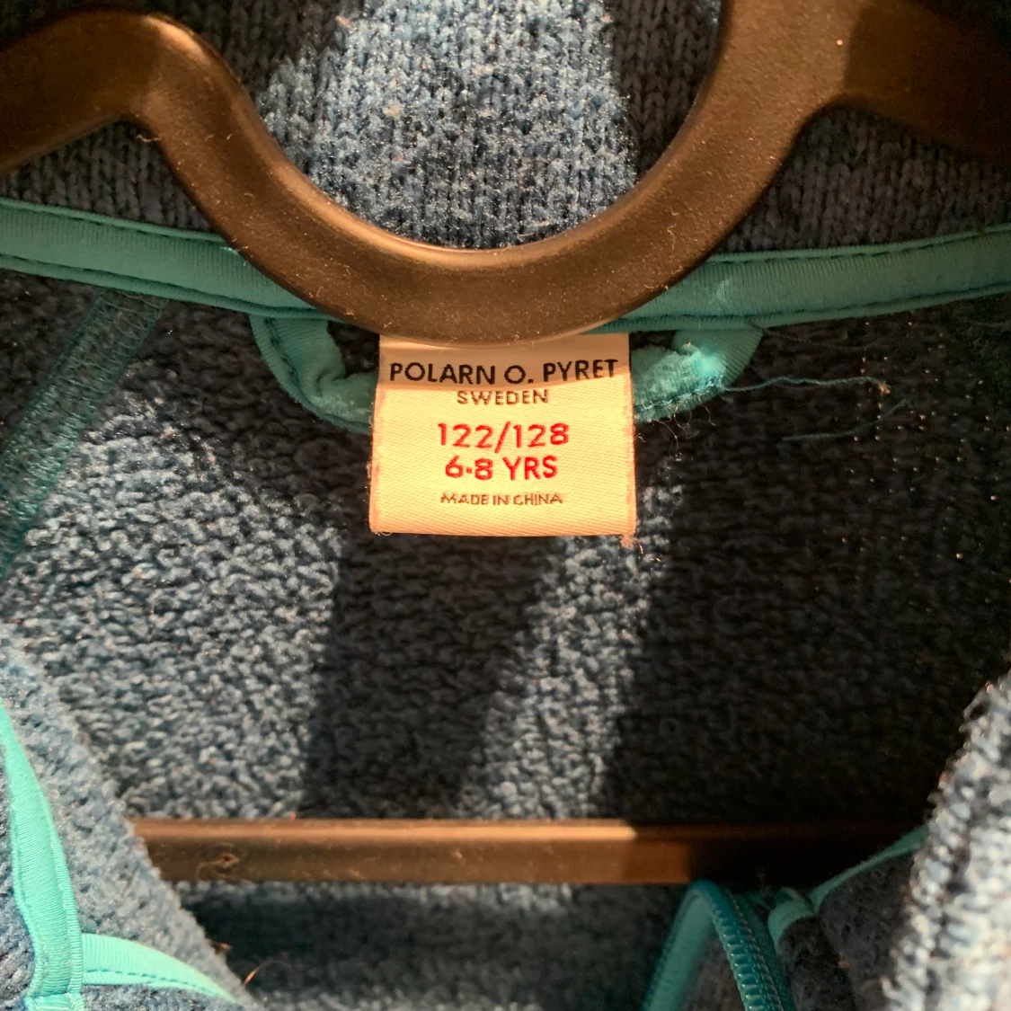 Polarn O. Pyret fleecetröja blå - 90