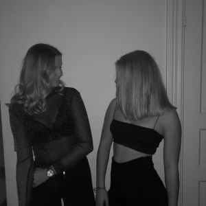 Glittrig mesh - En riktig party top som man kan både ha linne och bh under. Som ny💜 Kan fraktas om köparen står för frakten 