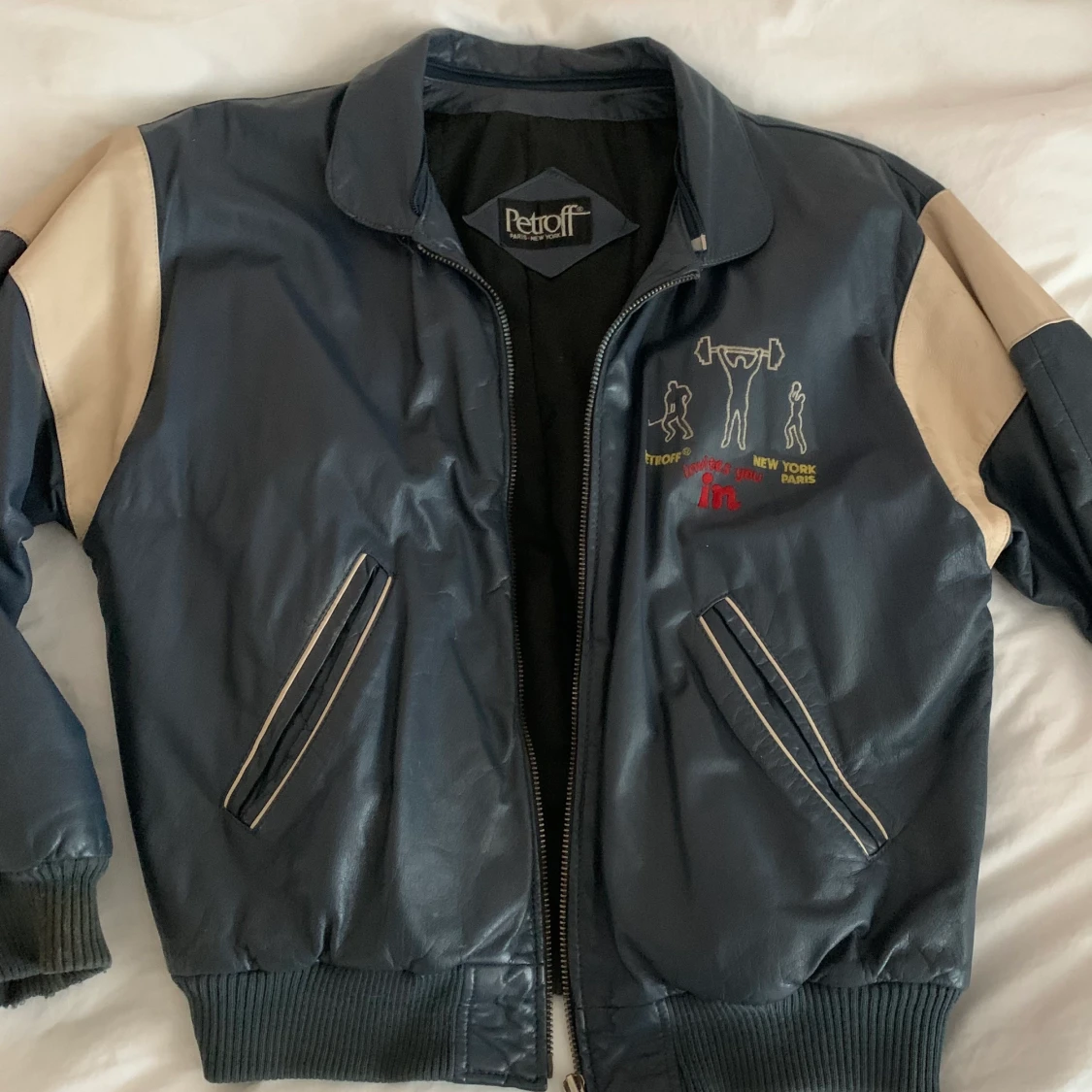 Petroff läderjacka VINTAGE - 90