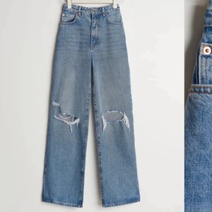 Jeans - Snygga jeans från gina men är alldeles förstora. Storlek 36 och långa i benen💙