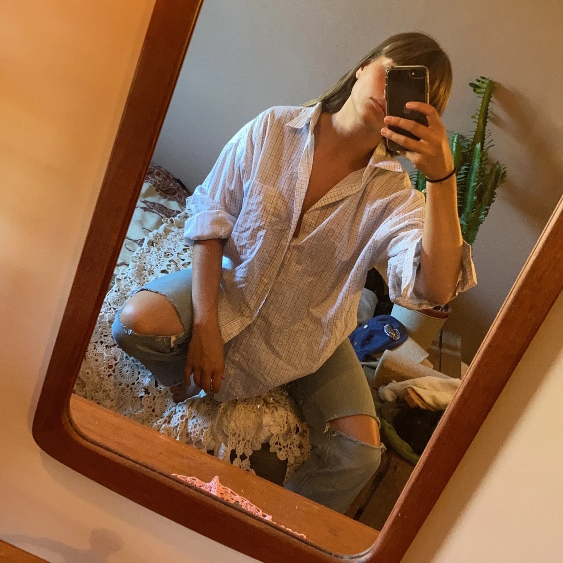 Slitna raka jeans - 90