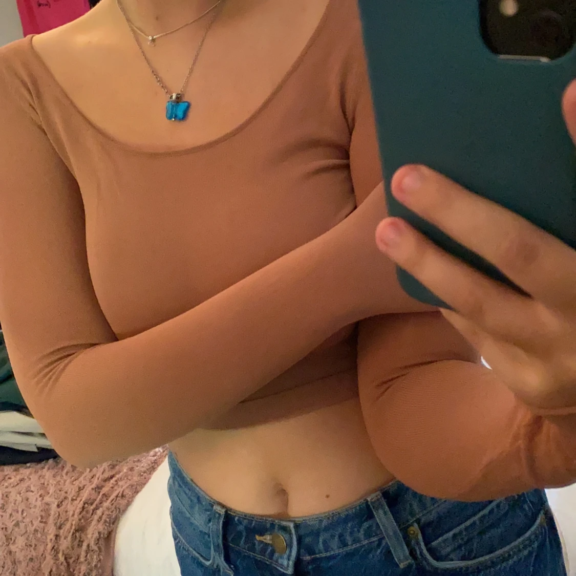 snygg tajt magtröja 💝 - 90