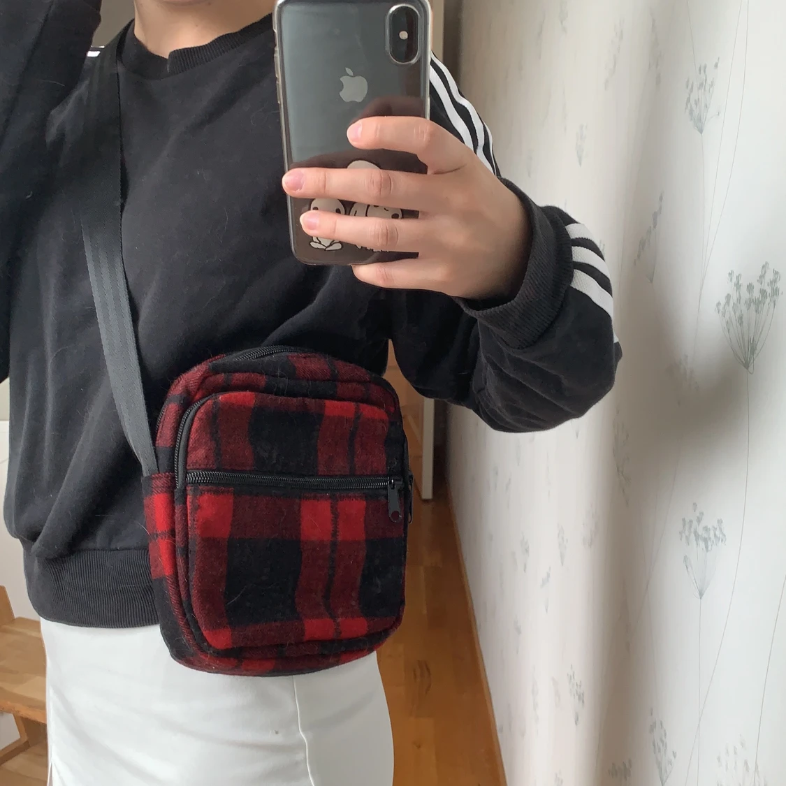 Axelremsväska rutig - 90