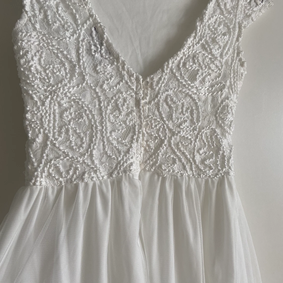 Vit kortklänning från BUBBLEROOM - 91