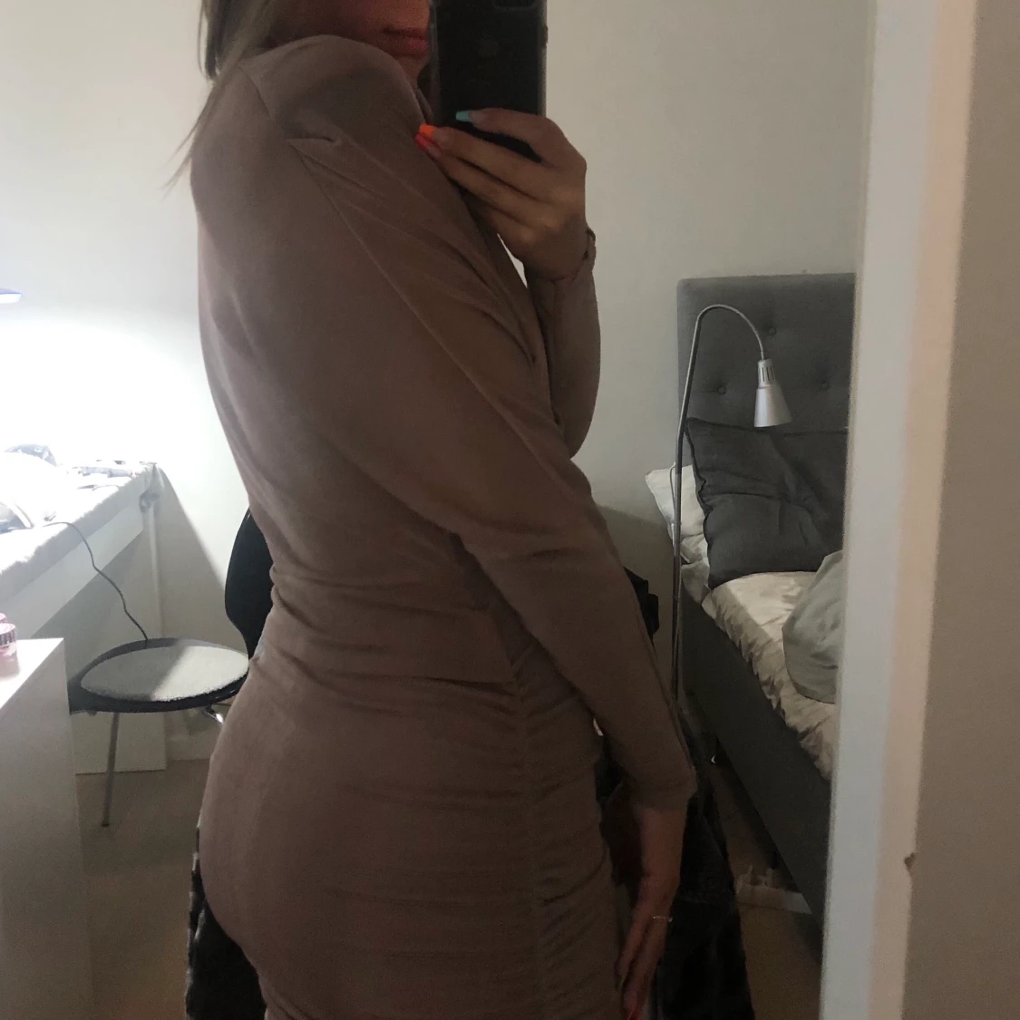 Rosé färgad klänning 36 - 90