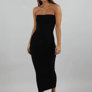 Bodycon maxi dress black - Storlek s