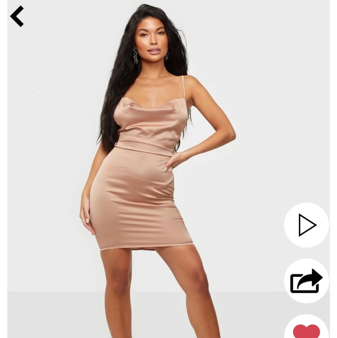 Nelly satinklänning - 91