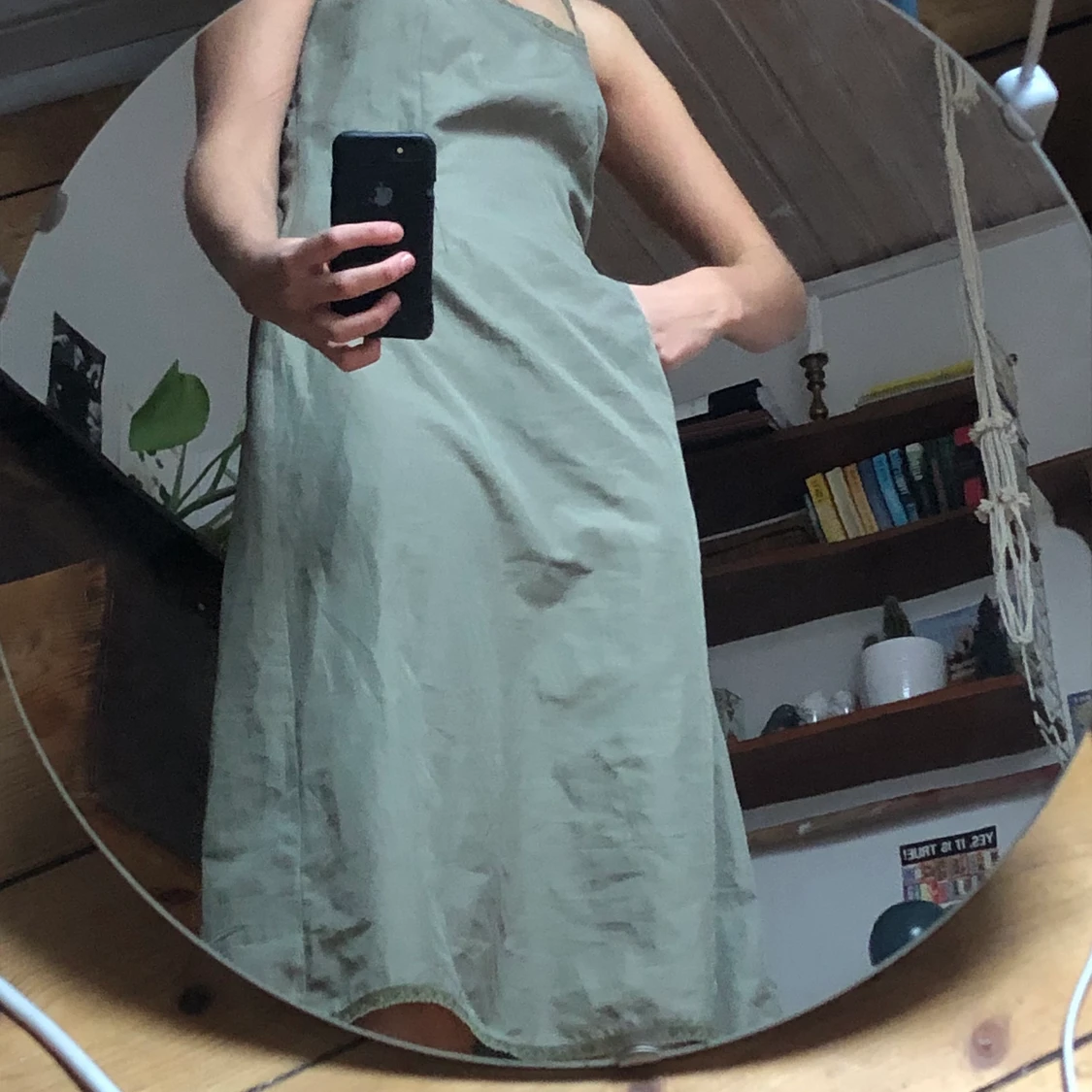 Grön klänning - 90