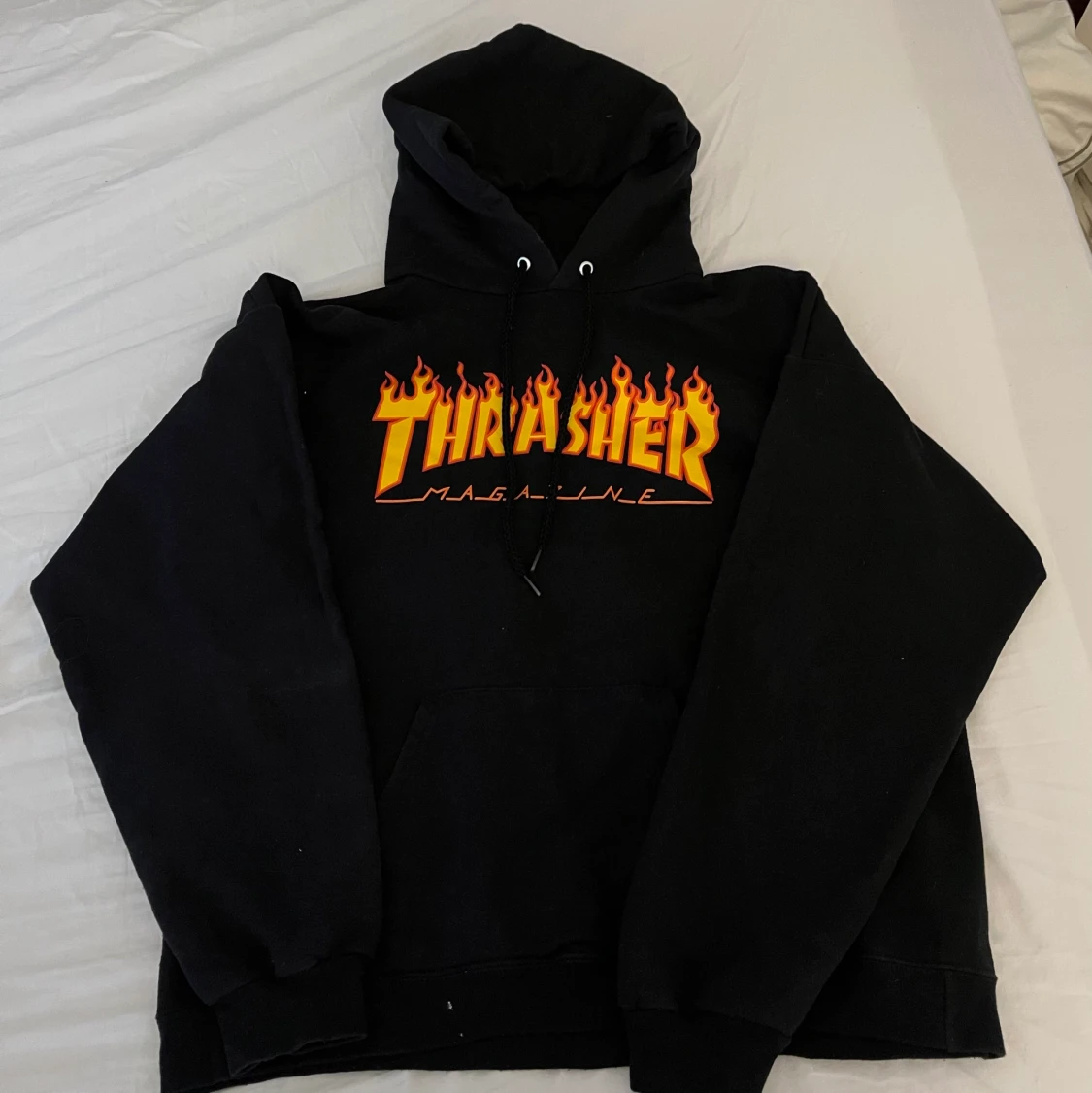 Thrasher hoodie i storlek M