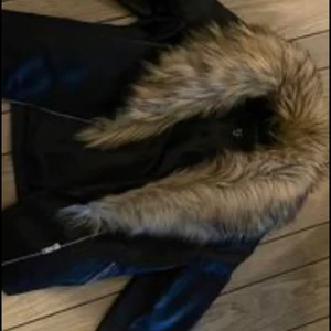 skinn jacka päls - använd många gånger