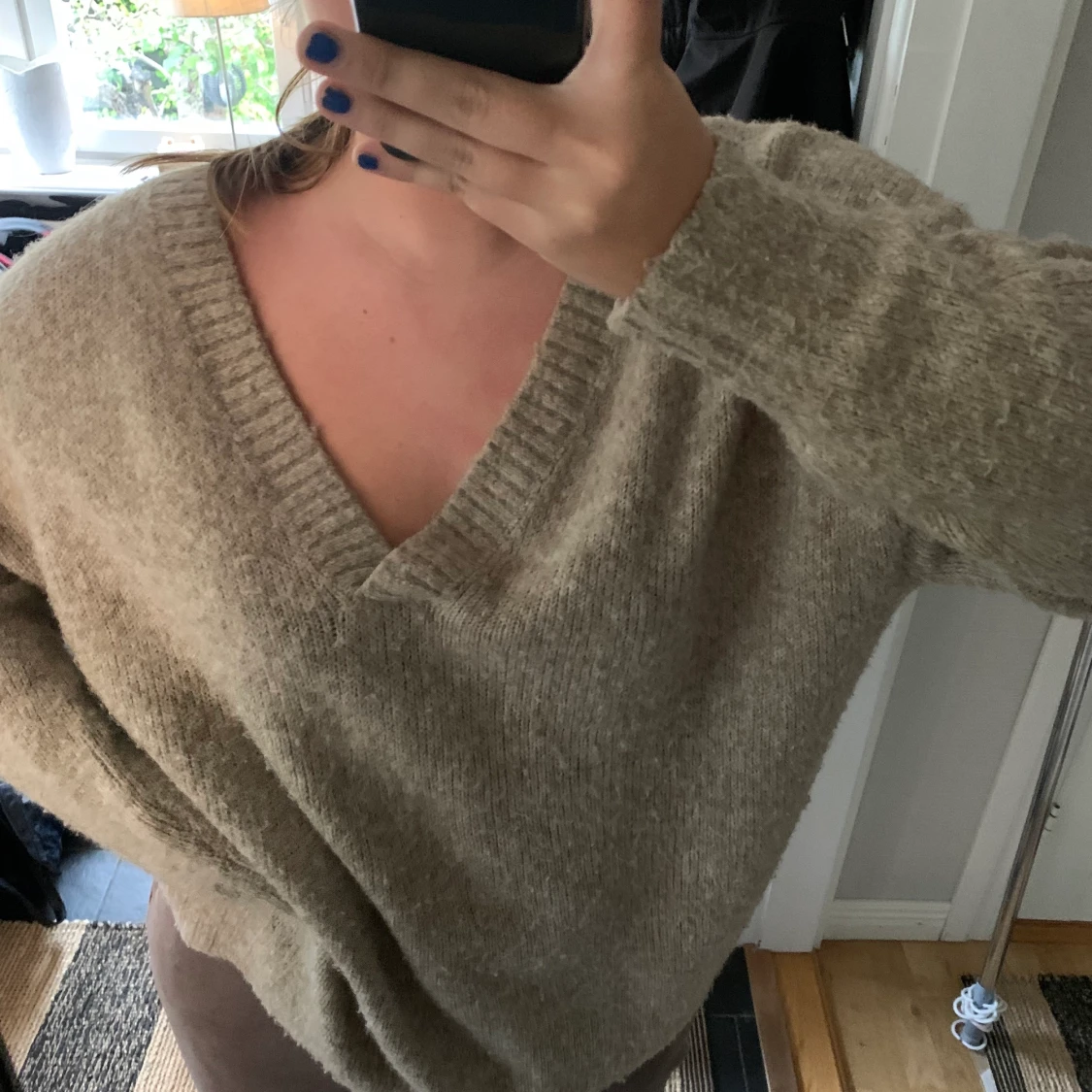 stickad tröja - 90