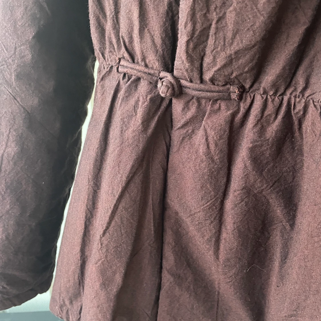 Quiltad jacka i bomull och linnen S - 91