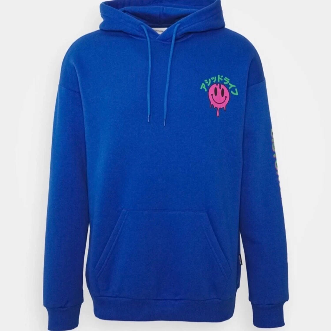 UNISEX blå hoodie 