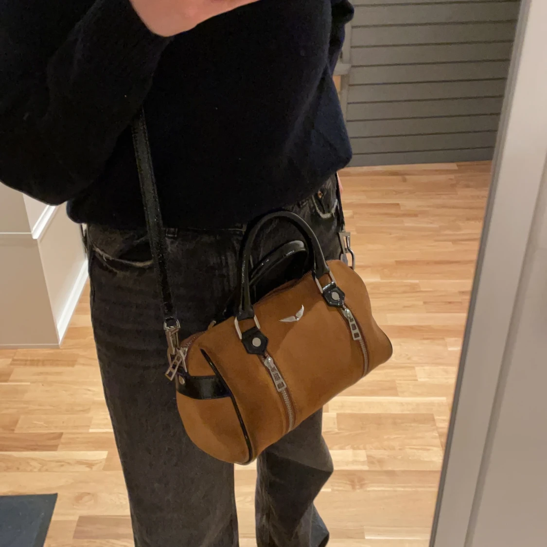 Zadig et Voltaire xs sunny suede patent bag  - 90