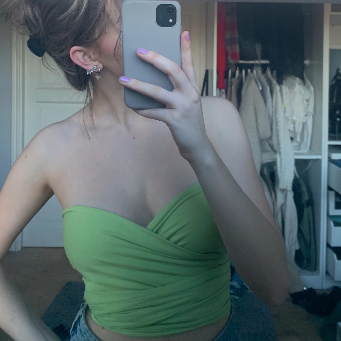 Super trendig knyttopp - 91