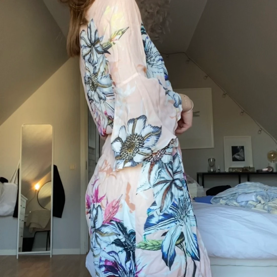 Superfin rosa klänning  - 90