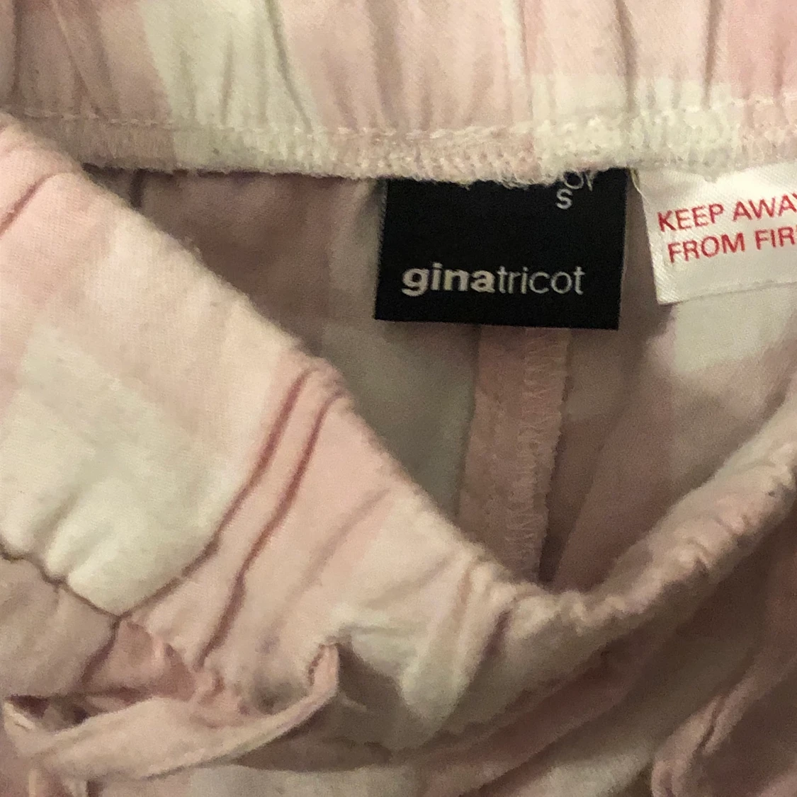 Rutiga pyjamasbyxor - 90