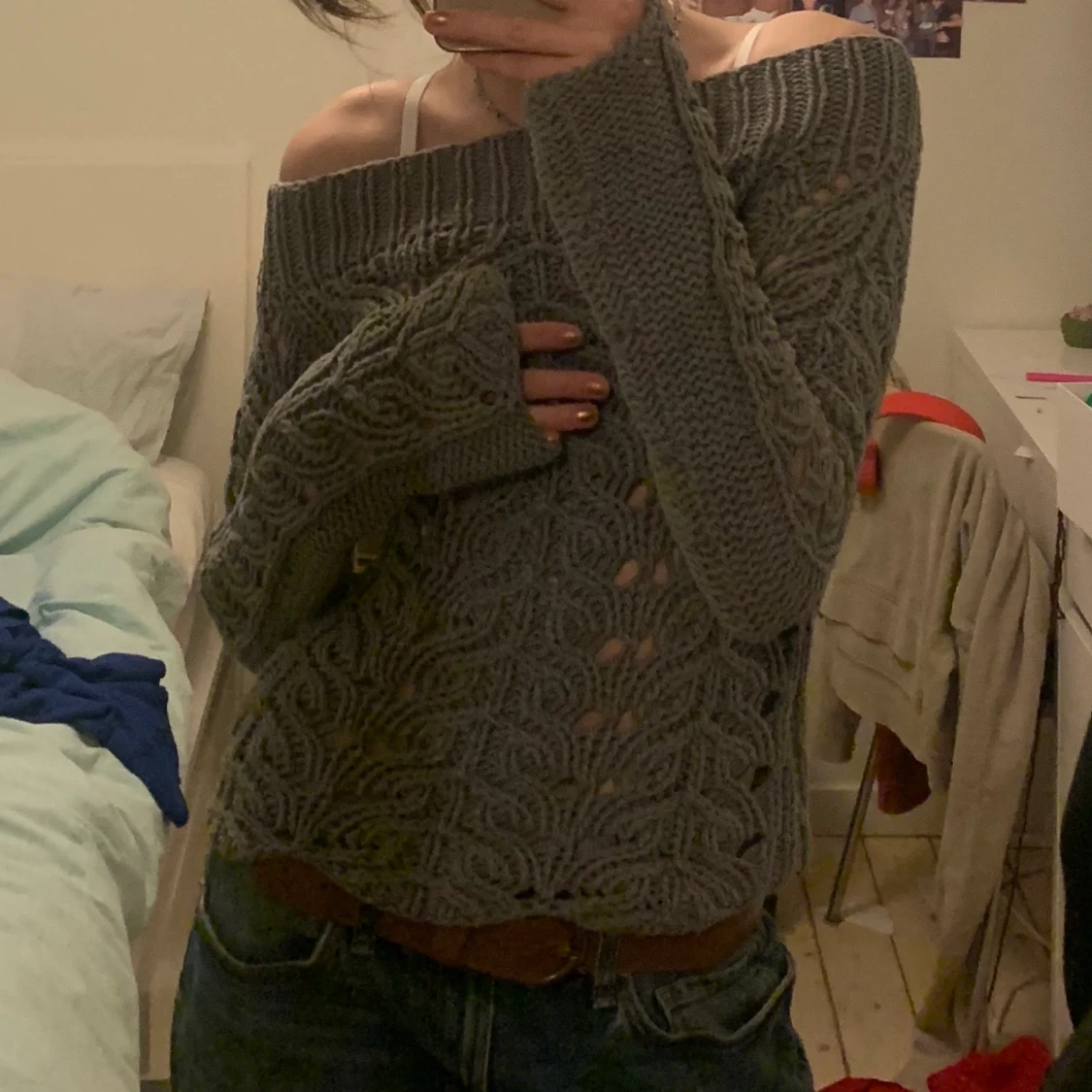 Virkad tröja - 90