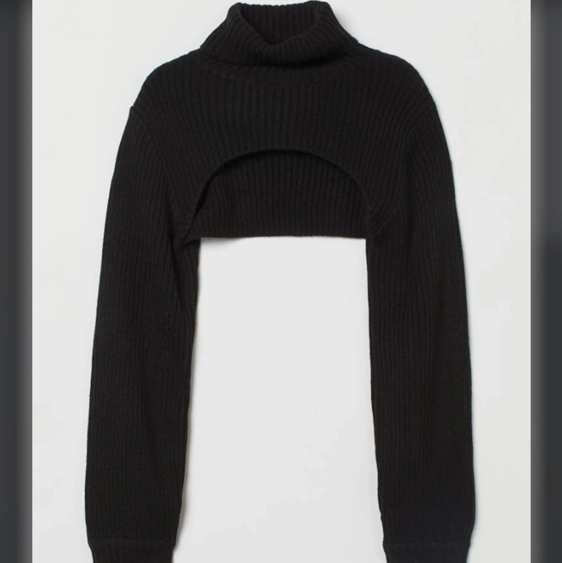 Trendig croppad tröja  - 91