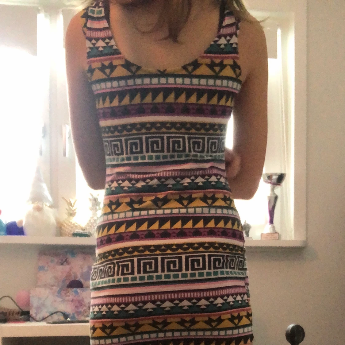 Klänning med mönster - 90