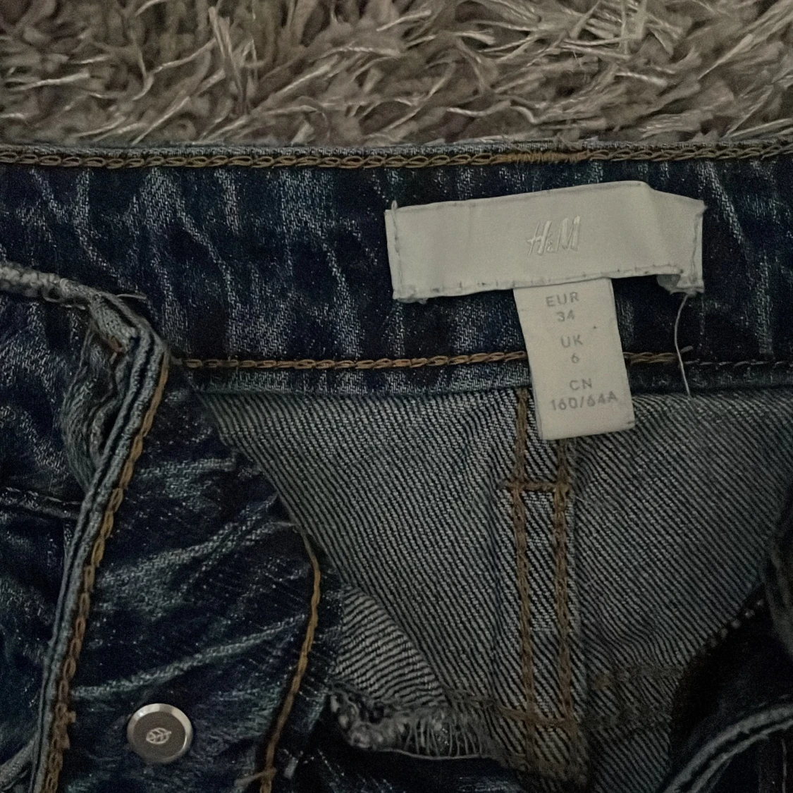 Blåa jeans från HM EUR: 34 - 91