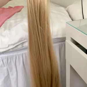 Löshår - 60cm löshår från shein i en ”smutsig blond” färg. 