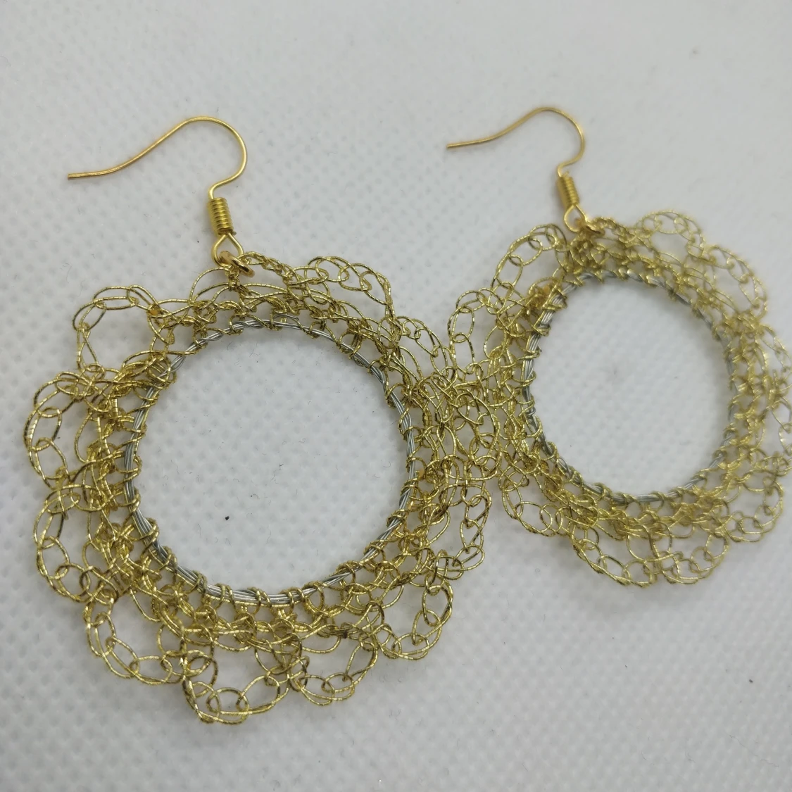 Virkade örhängen 🌿 - 90