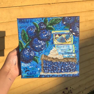 Tavla - Söt liten tavla som går att köpa som original eller print! ❤️