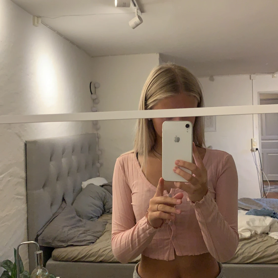 rosa långärmad  - 90