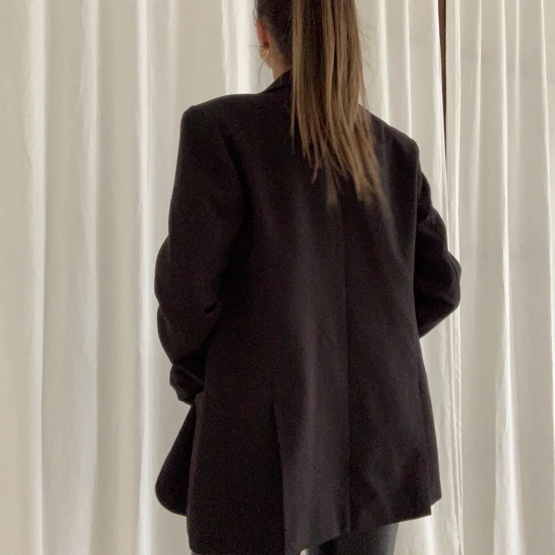 Svart oversized blazer  - 91