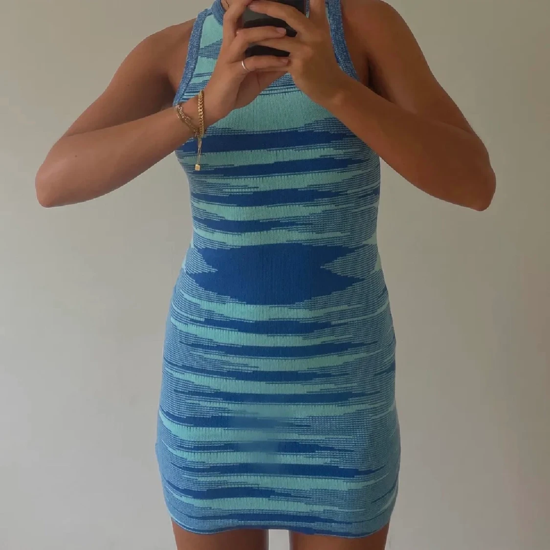 Jättefin Blå klänning